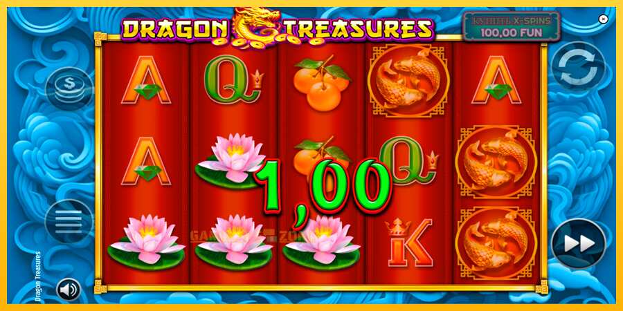 Aparaat Dragon Treasures - mäng päris raha eest, pilt 3