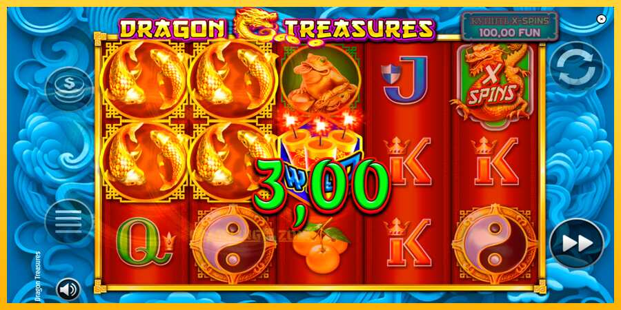 Aparaat Dragon Treasures - mäng päris raha eest, pilt 4