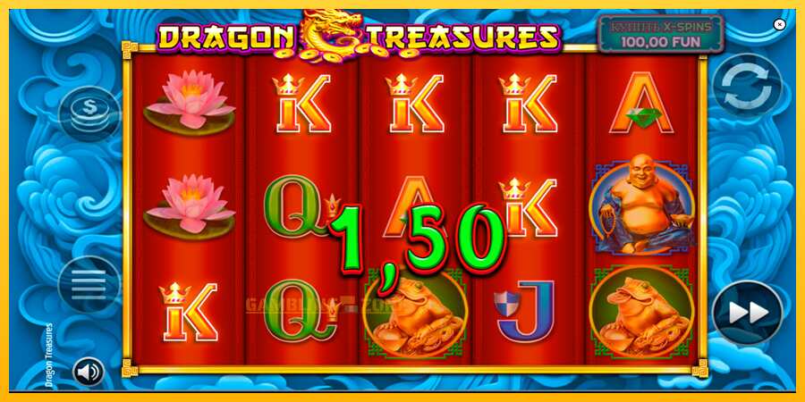 Aparaat Dragon Treasures - mäng päris raha eest, pilt 5