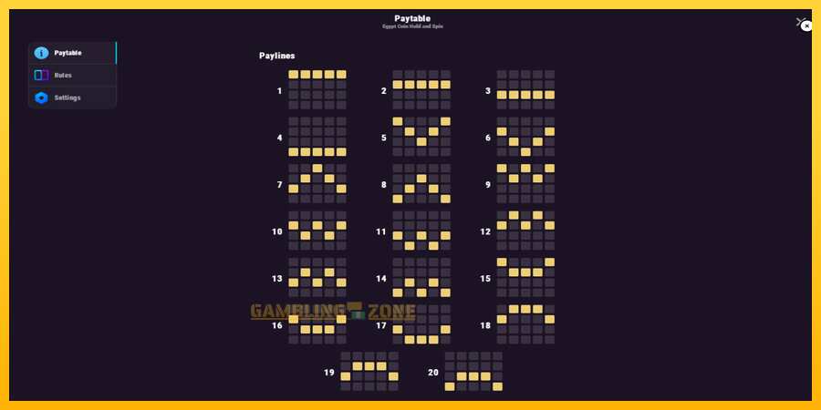 Aparaat Egypt Coin - mäng päris raha eest, pilt 7