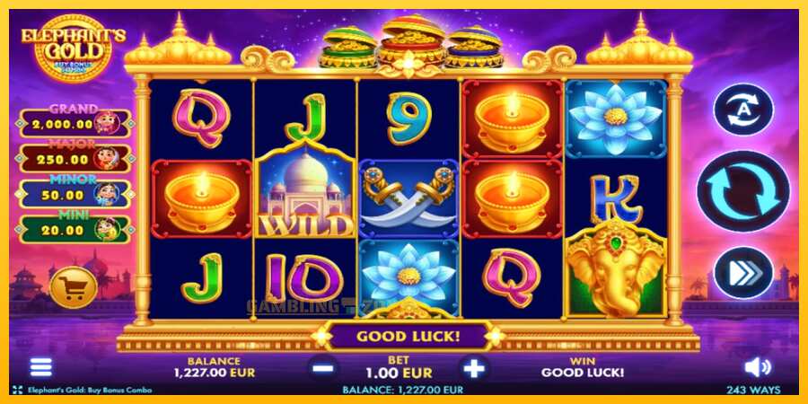 Aparaat Elephants Gold Buy Bonus Combo - mäng päris raha eest, pilt 2