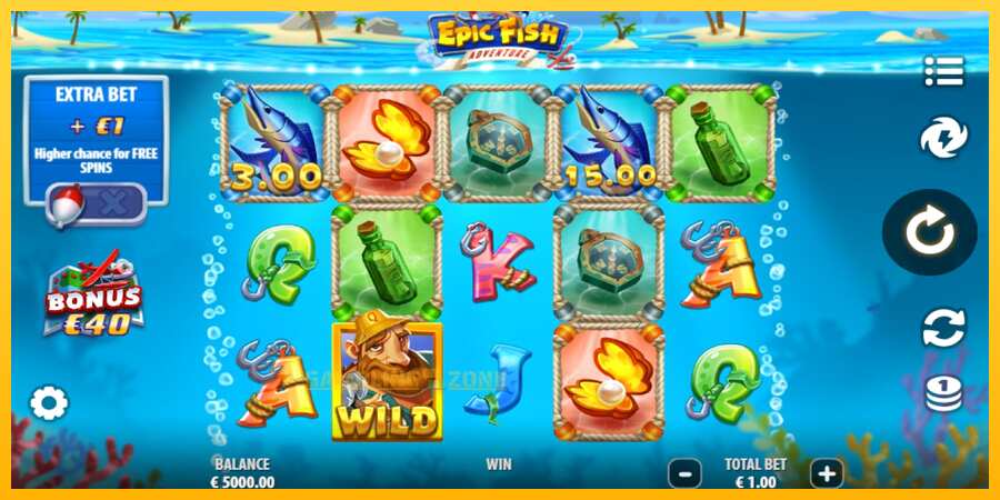 Aparaat Epic Fish Adventure - mäng päris raha eest, pilt 1