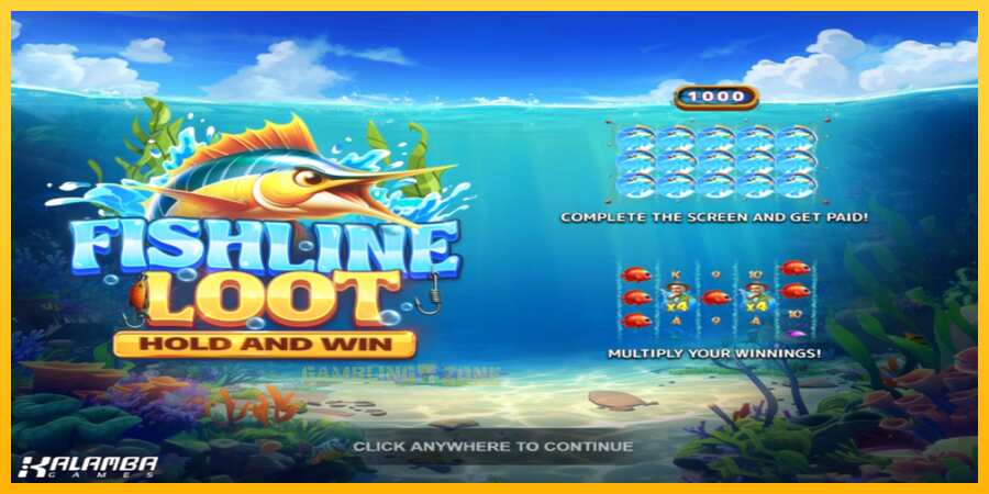 Aparaat Fishline Loot Hold and Win - mäng päris raha eest, pilt 1