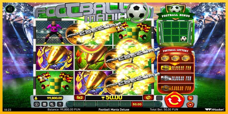 Aparaat Football Mania Deluxe - mäng päris raha eest, pilt 3