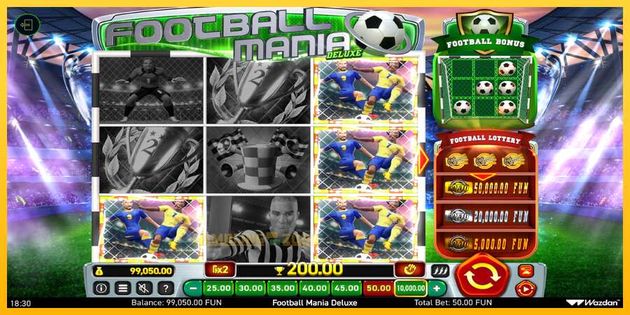 Aparaat Football Mania Deluxe - mäng päris raha eest, pilt 4