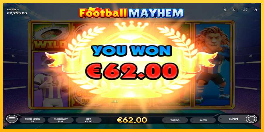 Aparaat Football Mayhem - mäng päris raha eest, pilt 4