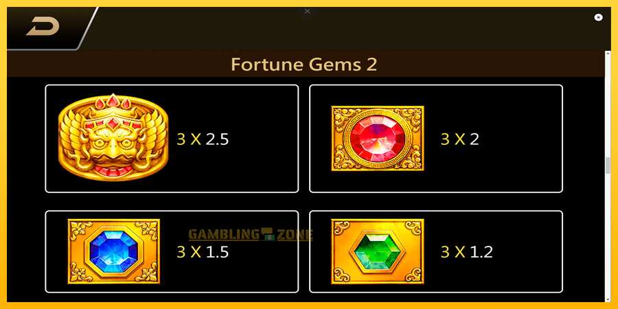 Aparaat Fortune Gems 2 - mäng päris raha eest, pilt 6