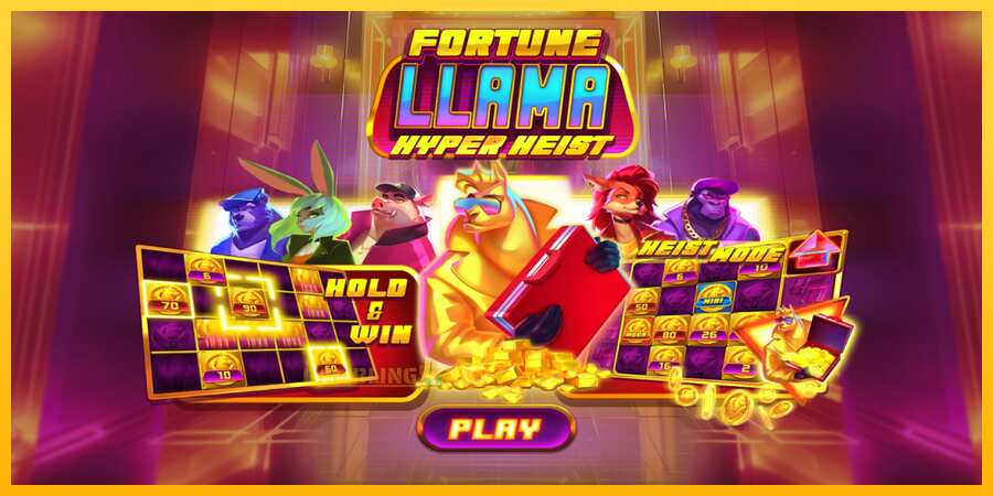 Aparaat Fortune Llama Hyper Heist - mäng päris raha eest, pilt 1