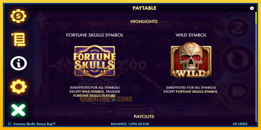 Aparaat Fortune Skulls Bonus Buy - mäng päris raha eest, pilt 5