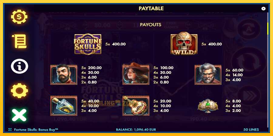 Aparaat Fortune Skulls Bonus Buy - mäng päris raha eest, pilt 6