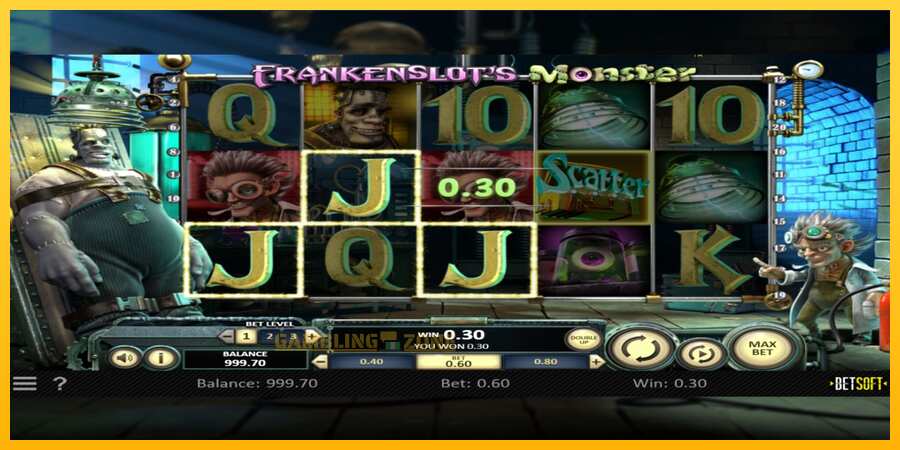 Aparaat Frankenslots Monster - mäng päris raha eest, pilt 2