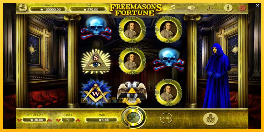 Aparaat Freemasons Fortune - mäng päris raha eest, pilt 2