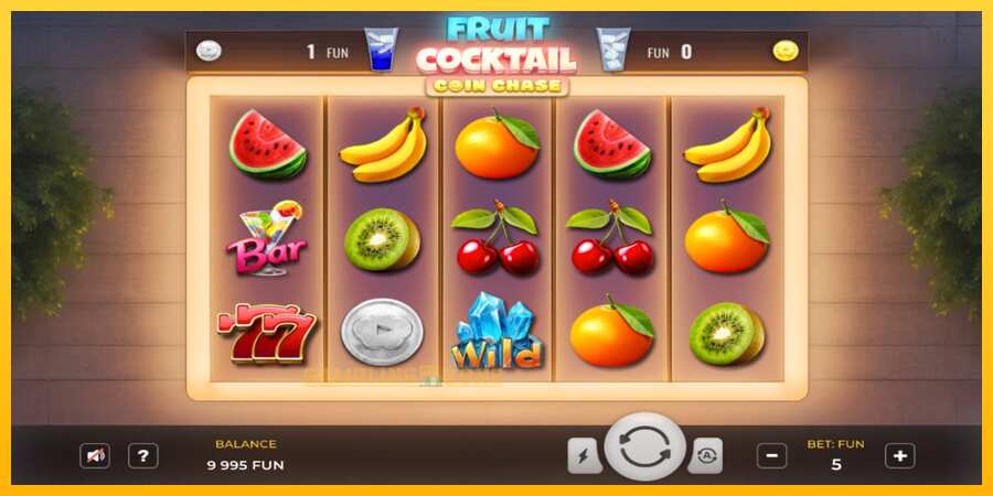 Aparaat Fruit Cocktail Coin Chase - mäng päris raha eest, pilt 1