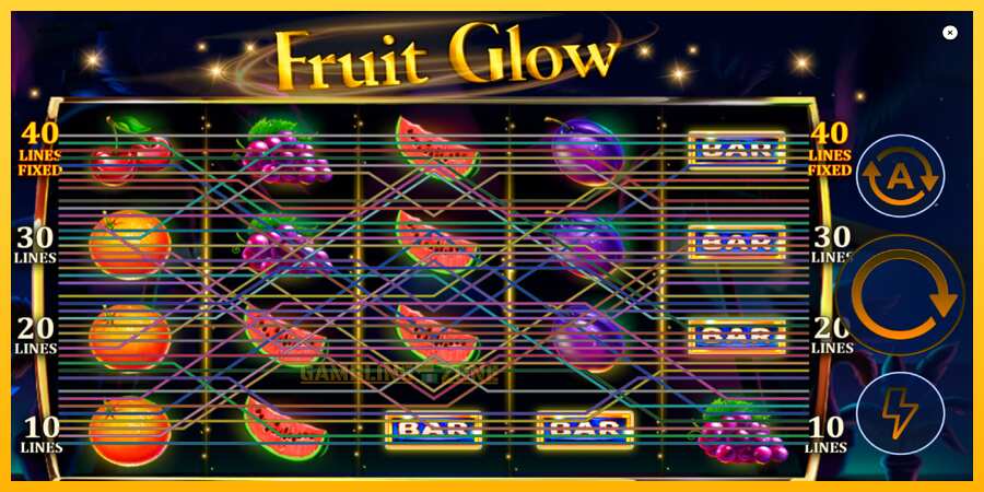 Aparaat Fruit Glow - mäng päris raha eest, pilt 2