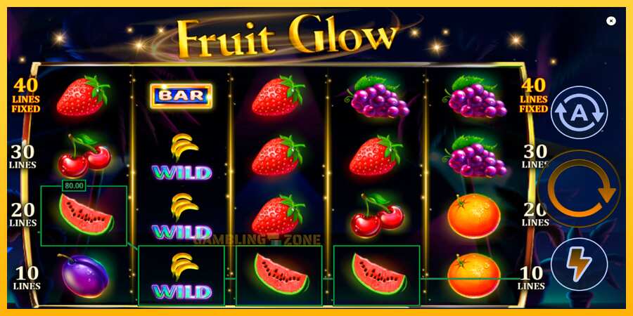 Aparaat Fruit Glow - mäng päris raha eest, pilt 5