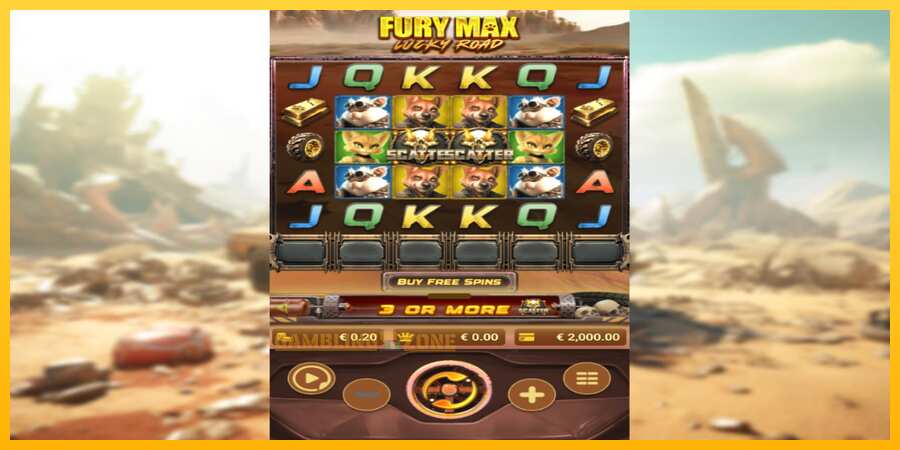 Aparaat Fury Max Lucky Road - mäng päris raha eest, pilt 2