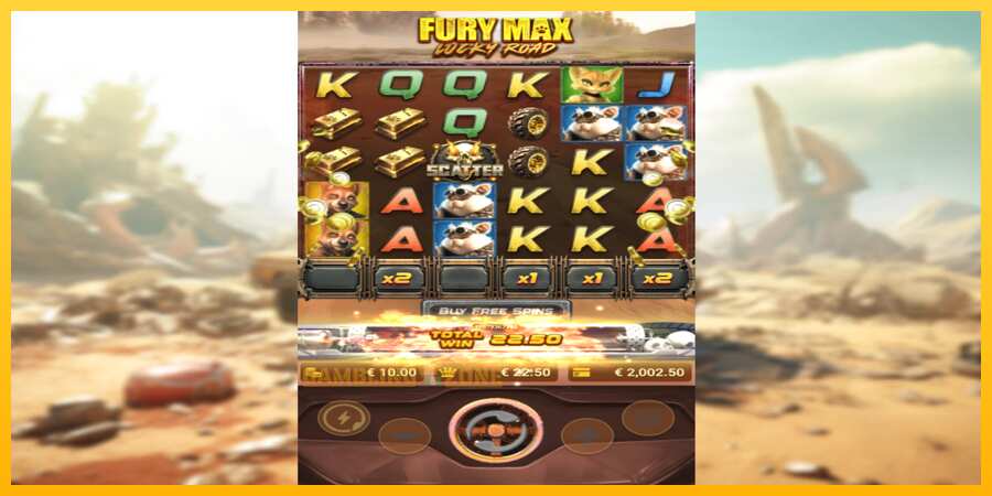 Aparaat Fury Max Lucky Road - mäng päris raha eest, pilt 3