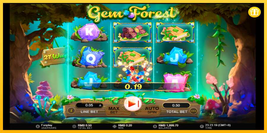 Aparaat Gem Forest - mäng päris raha eest, pilt 2