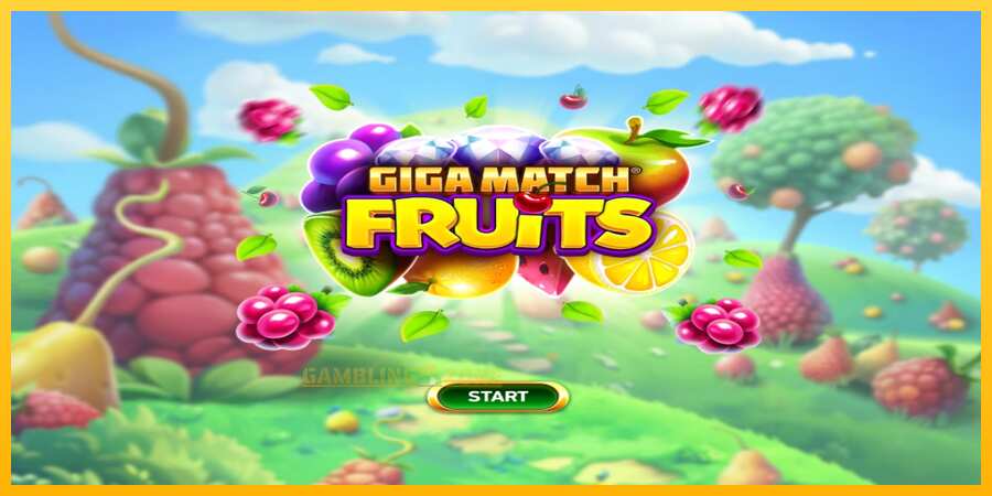 Aparaat Giga Match Fruits - mäng päris raha eest, pilt 1