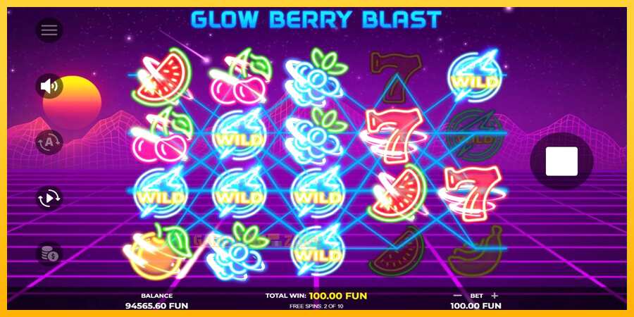 Aparaat Glow Berry Blast - mäng päris raha eest, pilt 4