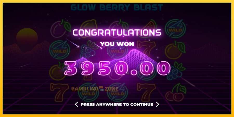 Aparaat Glow Berry Blast - mäng päris raha eest, pilt 5