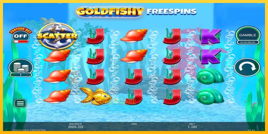 Aparaat Gold Fishy Free Spins - mäng päris raha eest, pilt 2