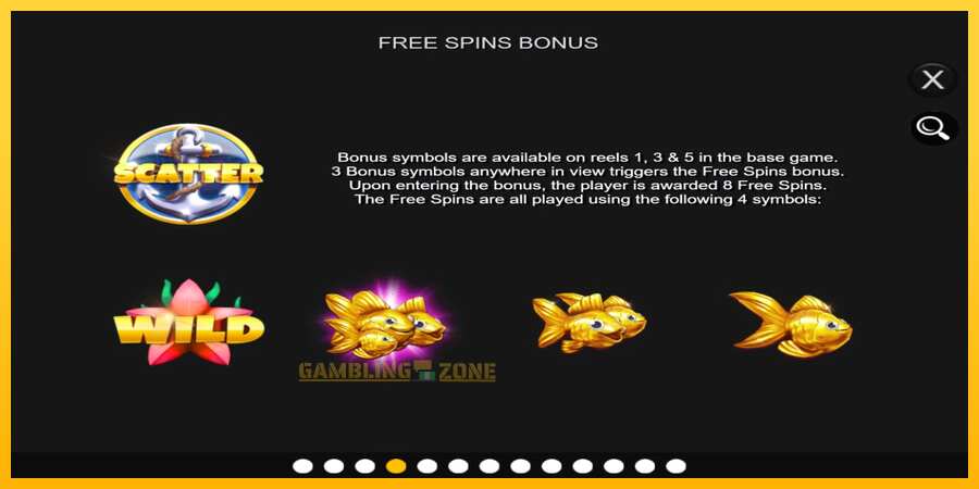 Aparaat Gold Fishy Free Spins - mäng päris raha eest, pilt 5