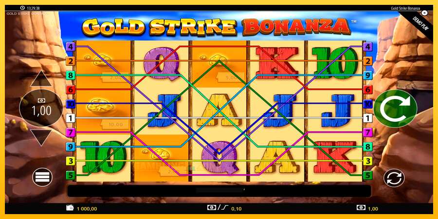 Aparaat Gold Strike Bonanza - mäng päris raha eest, pilt 1