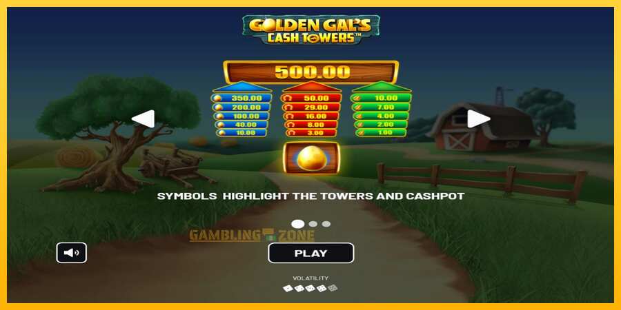 Aparaat Golden Gal’s Cash Tower - mäng päris raha eest, pilt 1