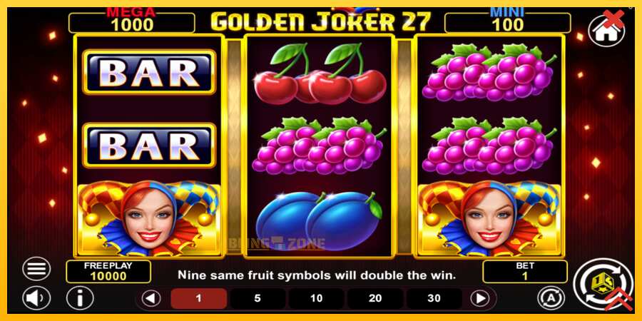 Aparaat Golden Joker 27 Hold & Win - mäng päris raha eest, pilt 2