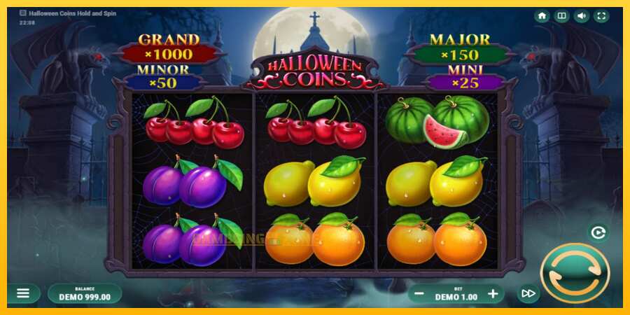 Aparaat Halloween Coins Hold and Spin - mäng päris raha eest, pilt 2