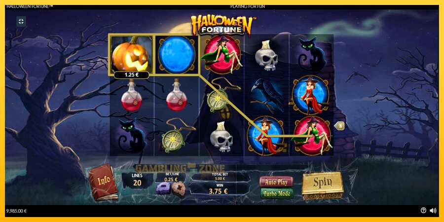 Aparaat Halloween Fortune - mäng päris raha eest, pilt 3