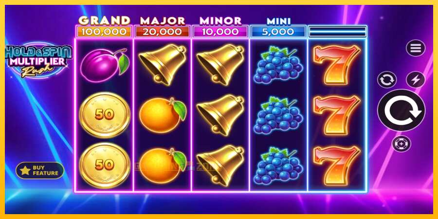 Aparaat Hold & Spin Multiplier Rush - mäng päris raha eest, pilt 2