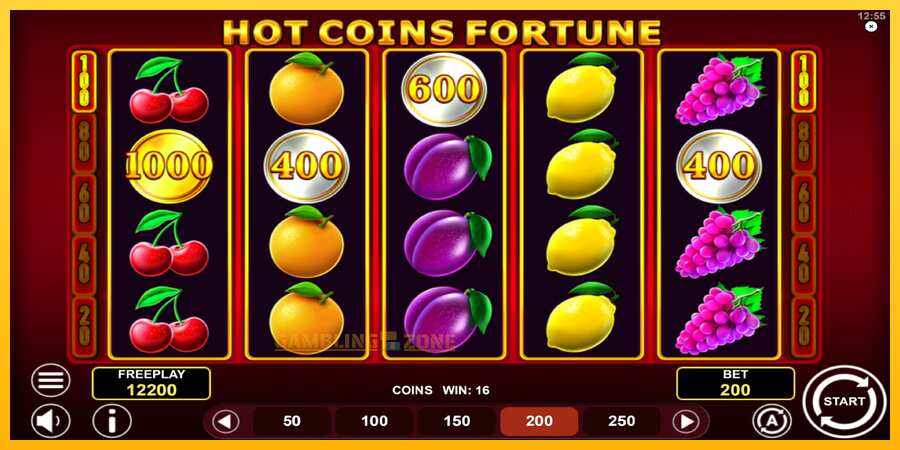 Aparaat Hot Coins Fortune - mäng päris raha eest, pilt 2