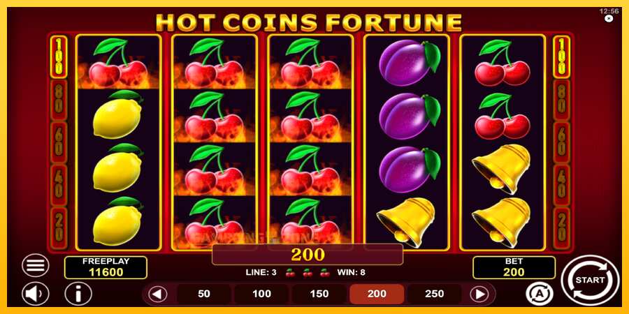 Aparaat Hot Coins Fortune - mäng päris raha eest, pilt 3