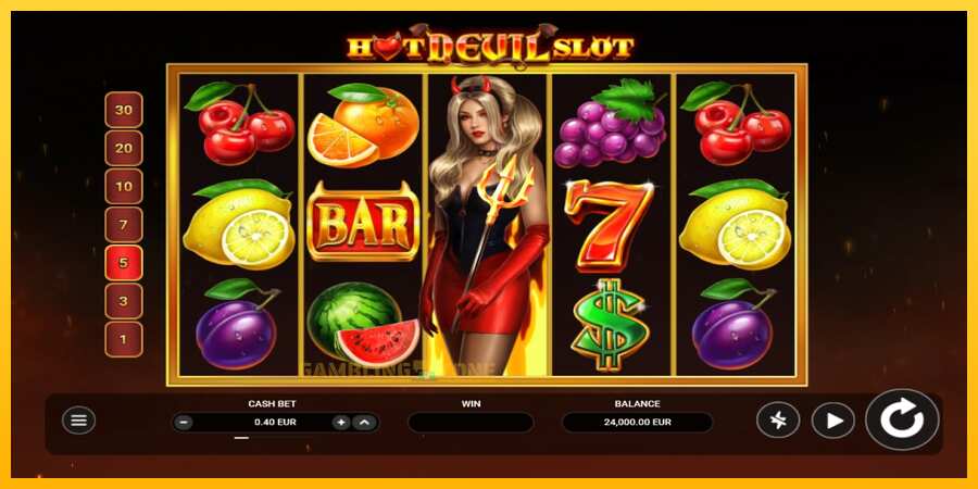 Aparaat Hot Devil Slot - mäng päris raha eest, pilt 1