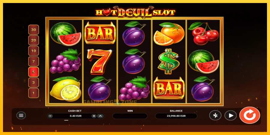 Aparaat Hot Devil Slot - mäng päris raha eest, pilt 2