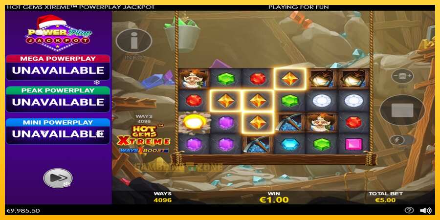 Aparaat Hot Gems Xtreme PowerPlay Jackpot - mäng päris raha eest, pilt 3