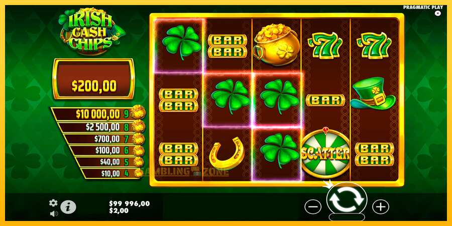 Aparaat Irish Cash Chips - mäng päris raha eest, pilt 2