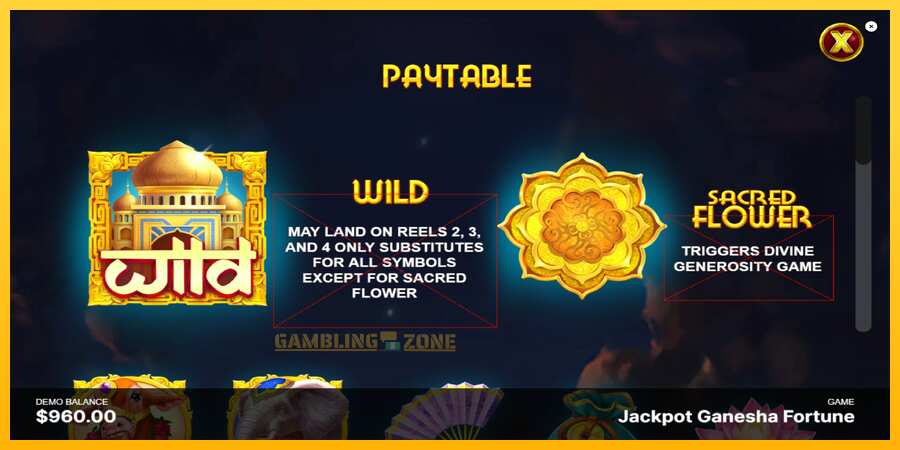 Aparaat Jackpot Ganesha Fortune - mäng päris raha eest, pilt 5