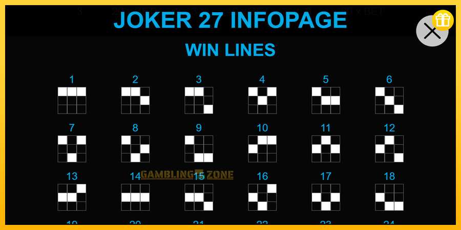 Aparaat Joker 27 - mäng päris raha eest, pilt 3