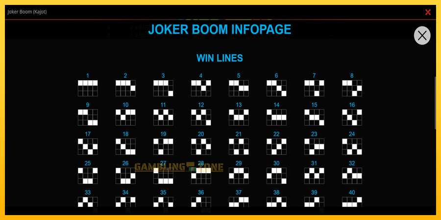 Aparaat Joker Boom - mäng päris raha eest, pilt 3