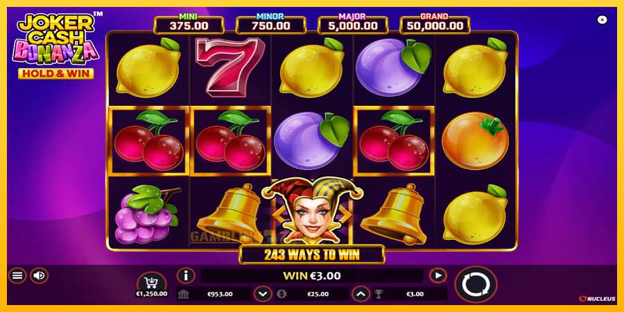 Aparaat Joker Cash Bonanza - Hold & Win - mäng päris raha eest, pilt 2