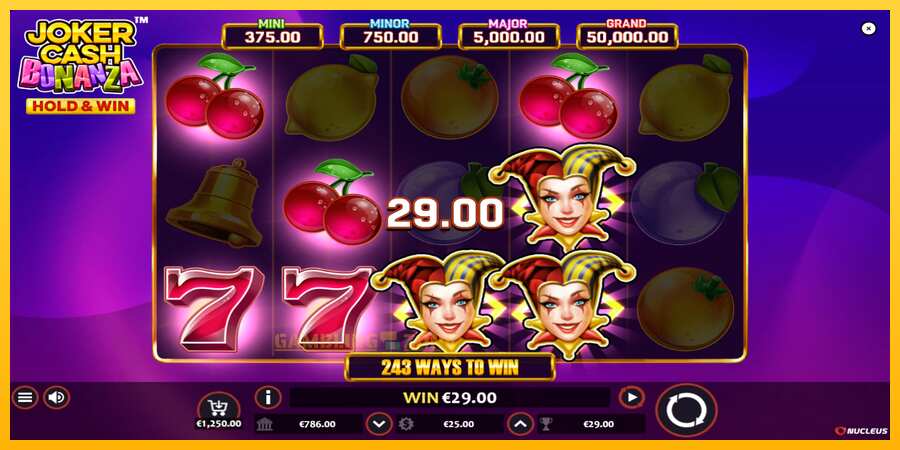 Aparaat Joker Cash Bonanza - Hold & Win - mäng päris raha eest, pilt 4