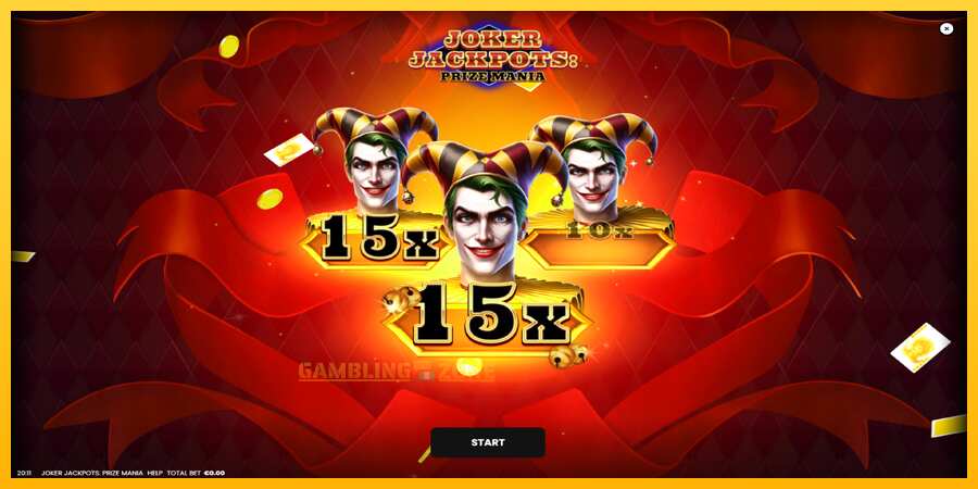 Aparaat Joker Jackpots: Prize Mania - mäng päris raha eest, pilt 1