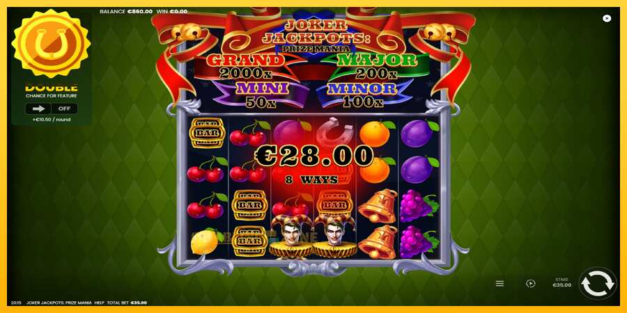 Aparaat Joker Jackpots: Prize Mania - mäng päris raha eest, pilt 3