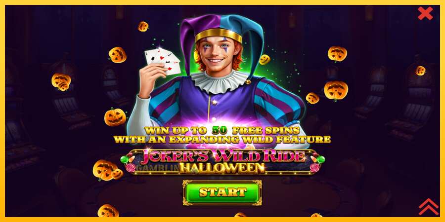 Aparaat Jokers Wild Ride Halloween - mäng päris raha eest, pilt 1