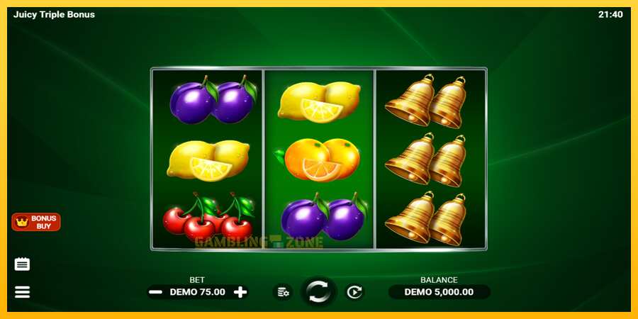 Aparaat Juicy Triple Bonus - mäng päris raha eest, pilt 2