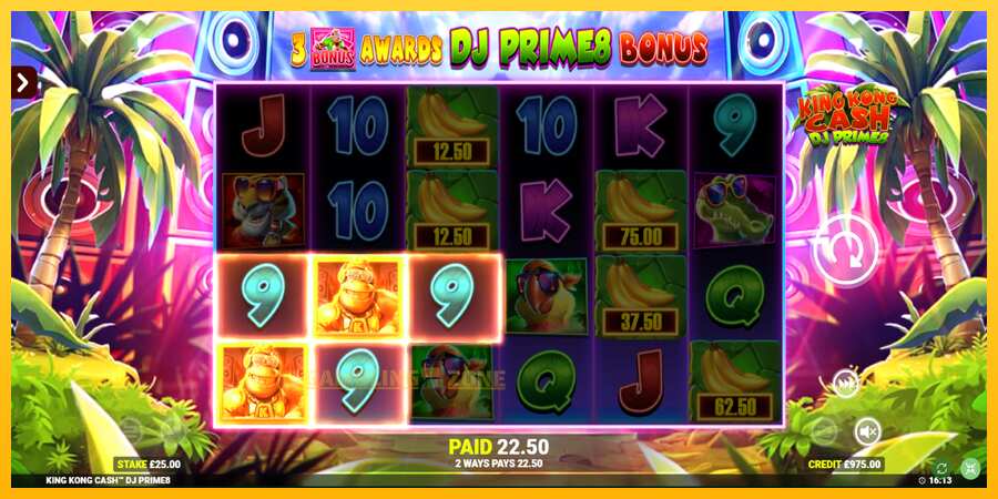 Aparaat King Kong Cash DJ Prime8 Rapid Fire Jackpots - mäng päris raha eest, pilt 3