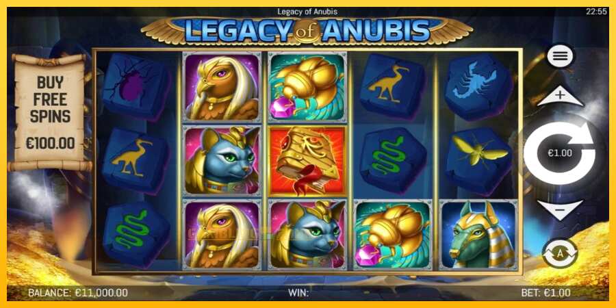 Aparaat Legacy of Anubis - mäng päris raha eest, pilt 2